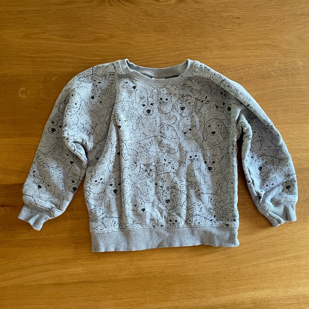 Hanna Andersson dog sweatshirt size 5 /110 cm